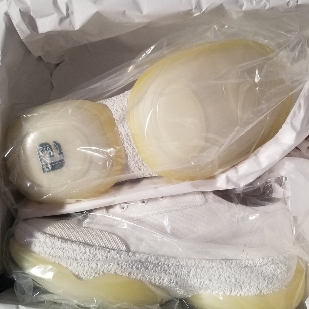 Alexander Wang White Canvas Sneakers - Picture 8 of 12